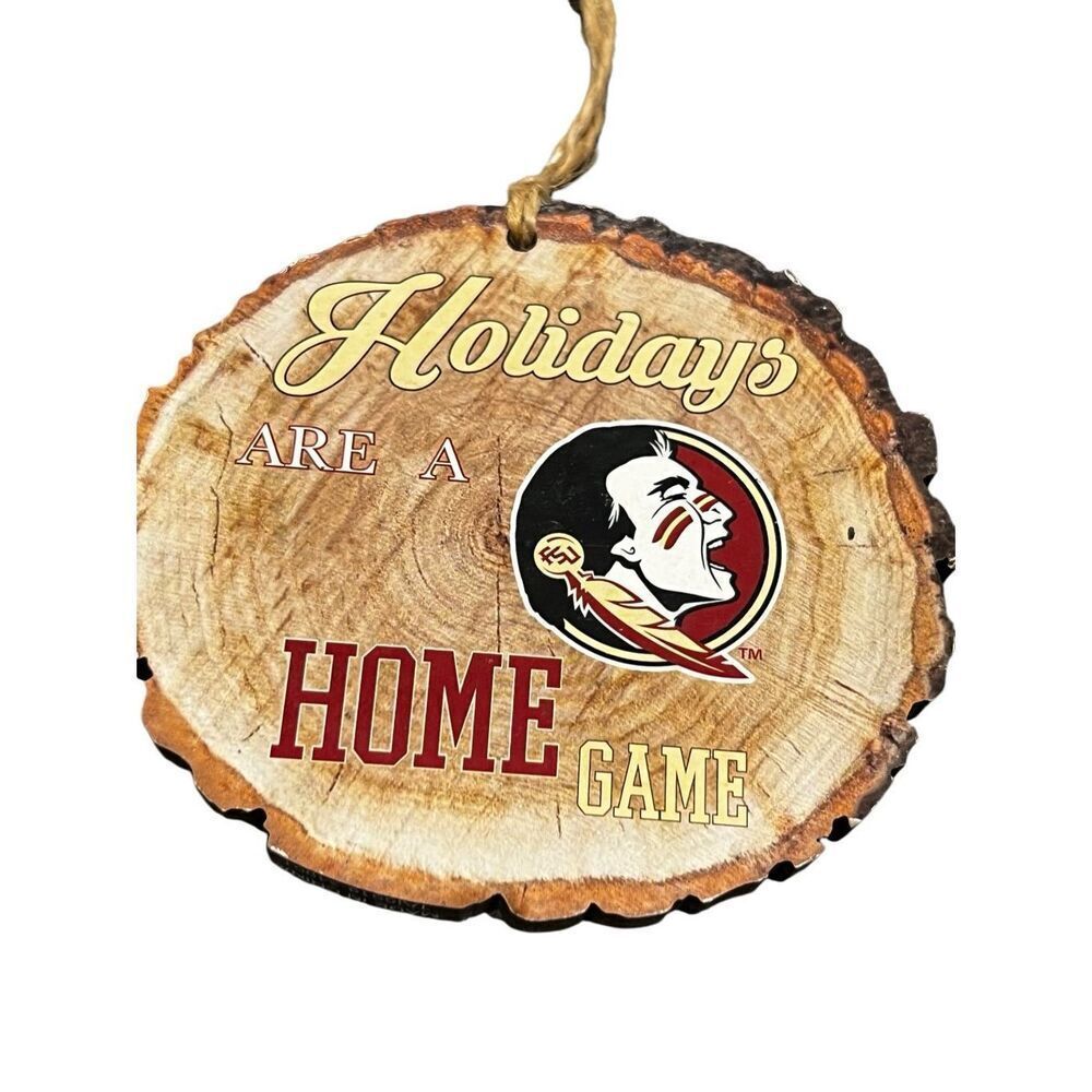 Florida State University FSU Snowflake Christmas Ornament